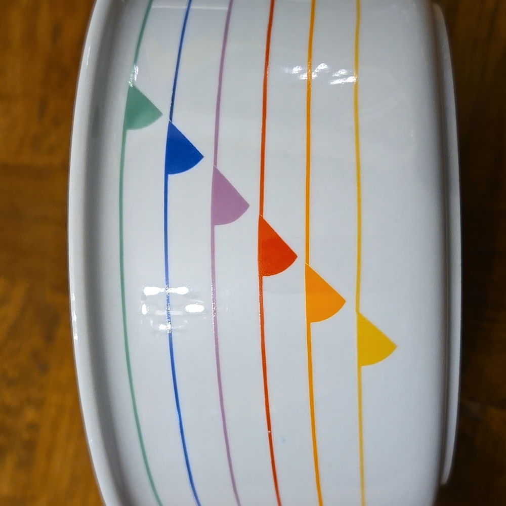 Colorful Striped Bowl - Picture 4 of 8